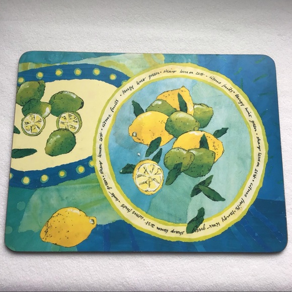 🍋Lemon and Lime Cork Table Mats - Picture 4 of 8